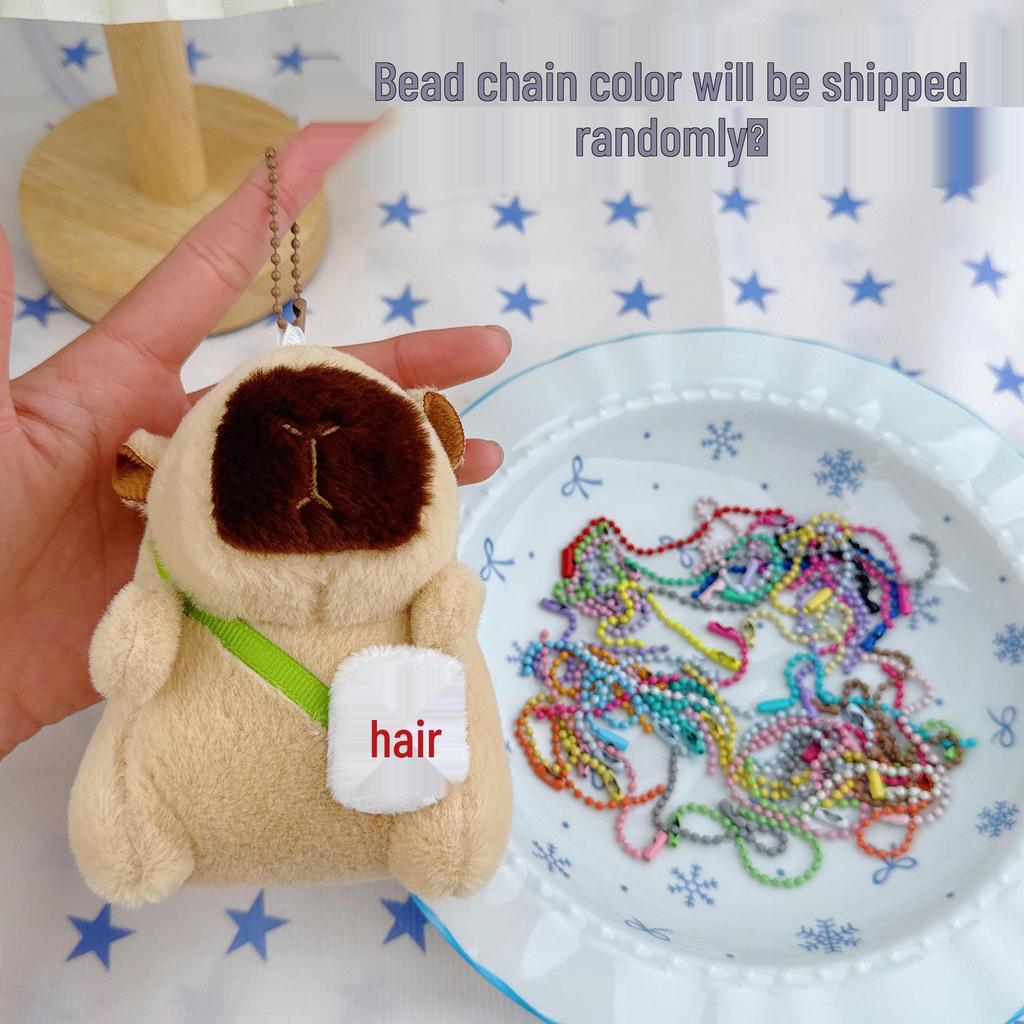 Pingente Capivara Chaveiro de Pelúcia - Presente de Aniversário Boneca de Pano