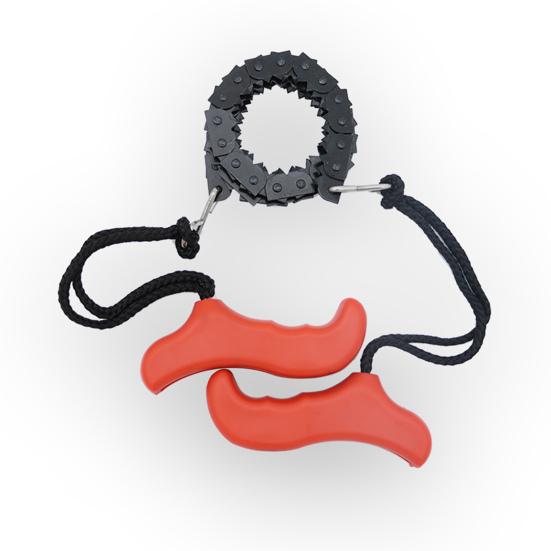 Venkovní ruční řetězová pila Přenosná kempingová obousměrná kapesní řetězová pila Ostré zuby Snadné uchopení Rukojeť pro přežití skládací řetězové pily