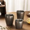 Retro Frosted Double-walled 304 Stainless Steel Cup for Home Coffee Cup Double-walled Cold-proof Beer Cup Tea Cup Juice Cup