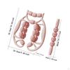 2 Foam Rollers for Body Massage Tools Calves And Thighs