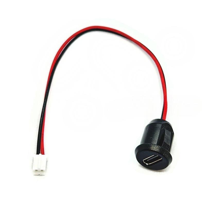 Type-C2P Transparent Green LED Desk Lamp with Oval USB-C Charging Port