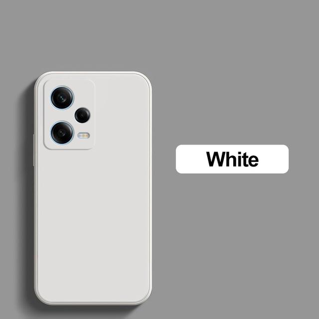 Redmi Note 12 Pro Plus Turbo Case Square Liquid Silicone Soft Cover For Xiaomi Redmi Note 12 Turbo Note12 Pro Plus 5G Phone Case