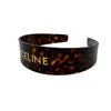 Headband Hair Band Gold Logo Tortoiseshell Plastic Hair Accessory Brown Plastic Women Used