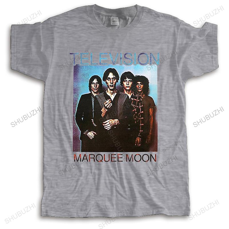 Hot sale men brand summer t shirt vintage Television 70s New Wave Punk Rock Retro Fashion Unisex Teeshirt cotton short sleeve