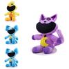 Poppy Playtime Smiling Critters Plush Toys 30cm Purple Laying Position Super Soft Short Plush Animal Collection