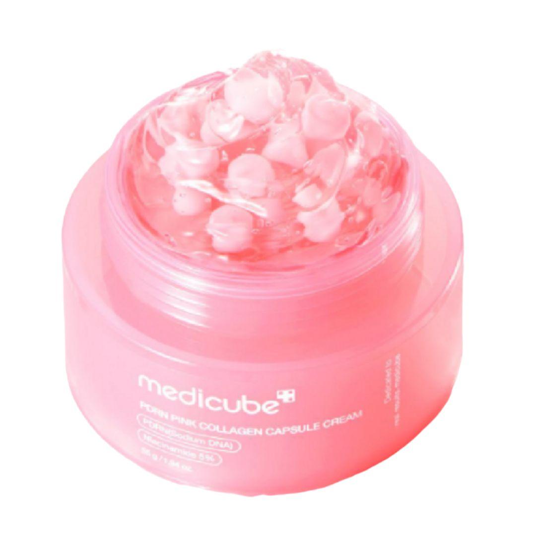 MEDICUBE PDRN Pink Collagen Capsule Cream Firming & Hydrating Moisturizer 55g