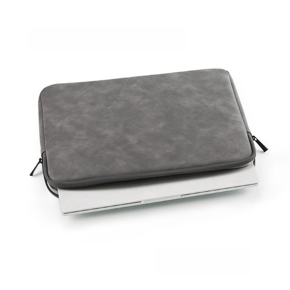 PU Leather Notebook Pouch Solid Color Laptop Case Durable Laptop Sleeve Bag  Computer Protection