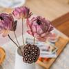 Zen Lotus Bouquet: Dried Flower Arrangement for Home Decor