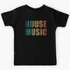 Vintage Deep House Music Lover Kids T-Shirt