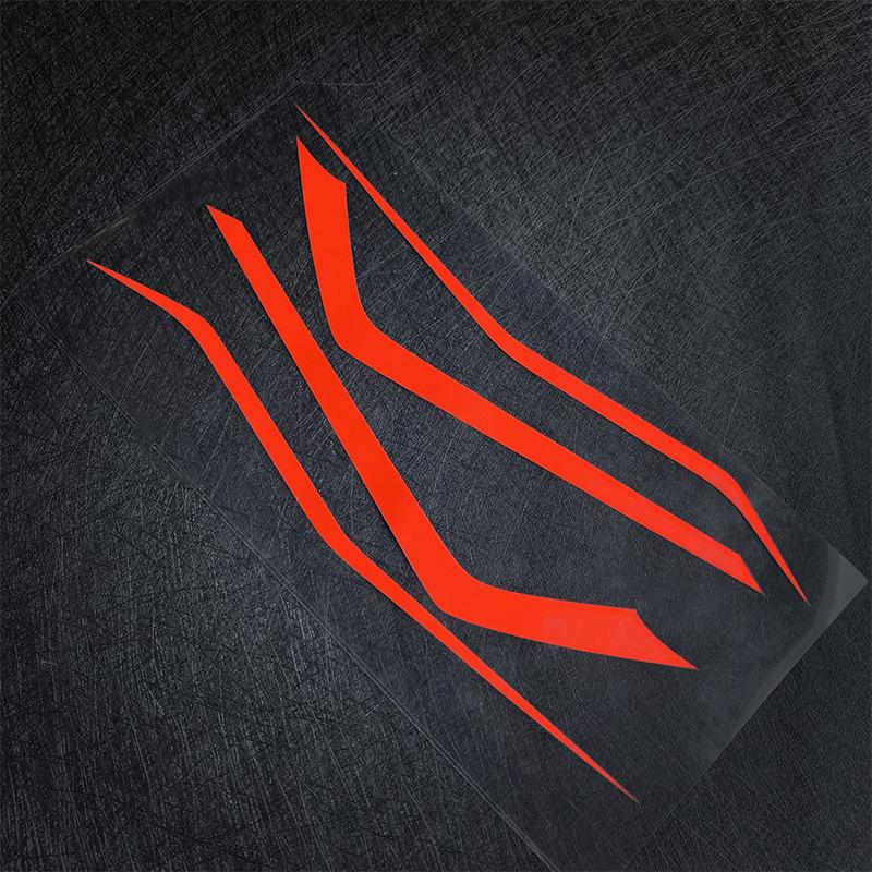 For 600 350 250 Front End Stickers Waterproof Sunprotection Reflective Motorcycle Modification Stickers Accessories