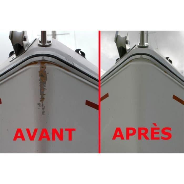 Gelcoat - Gel Coat Bateau - 2 Kg - Finition Lisse et Brillante - Repeignable - Fabriqué en France