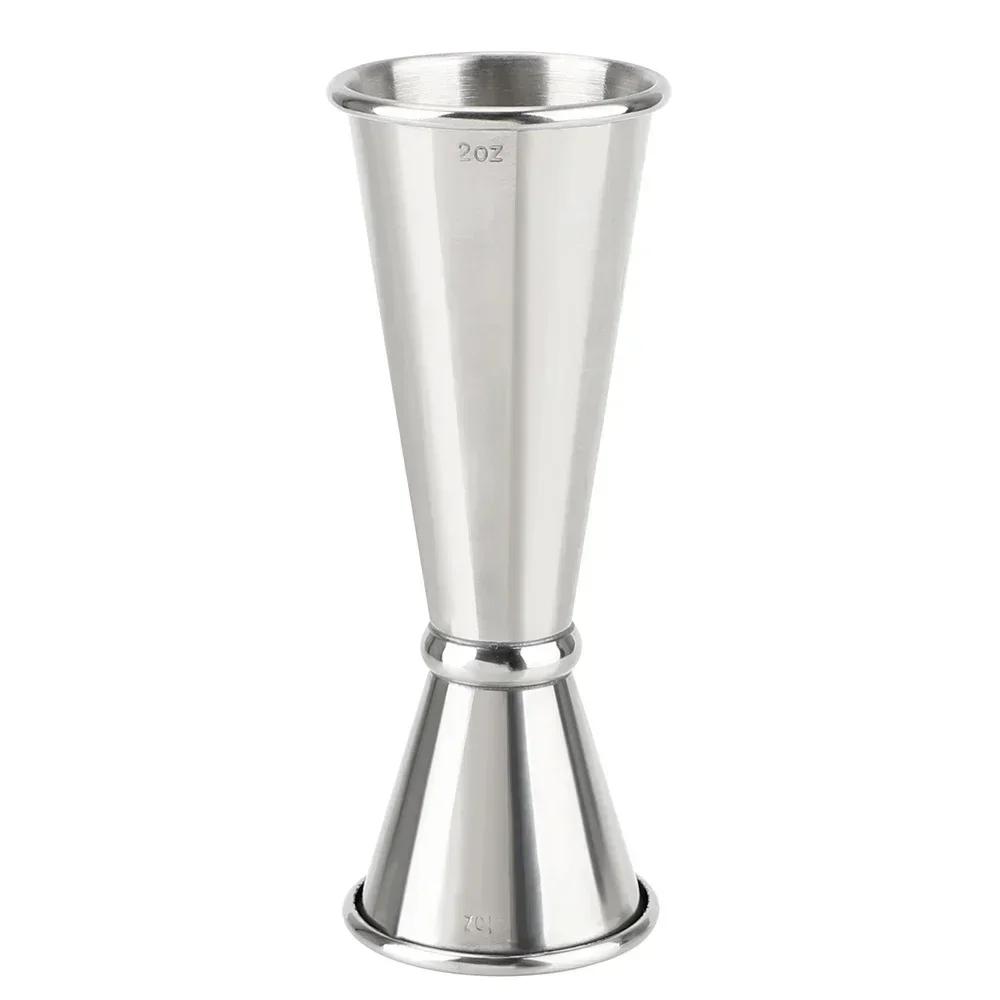 1/2 STKS 30/60ml Nieuwe Dubbele Shot Roestvrij Staal Maatbeker Cocktailshaker Drank Spirituosen Maat Jigger Keuken Bar Barware Gereedschap