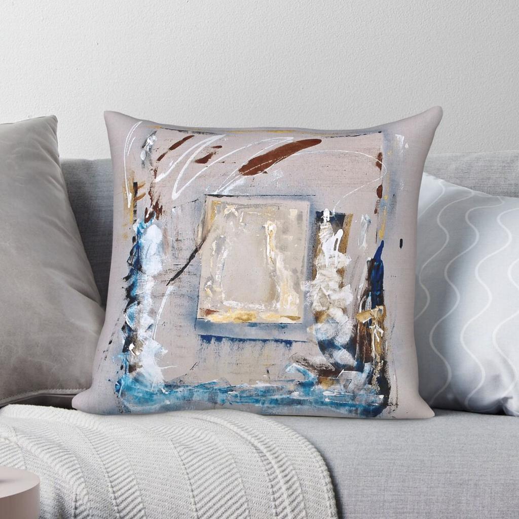 Glass Houses Outsider Art Square Pillowcase Polyester Linen Velvet Pattern Zip Decor Bed Cushion Case x