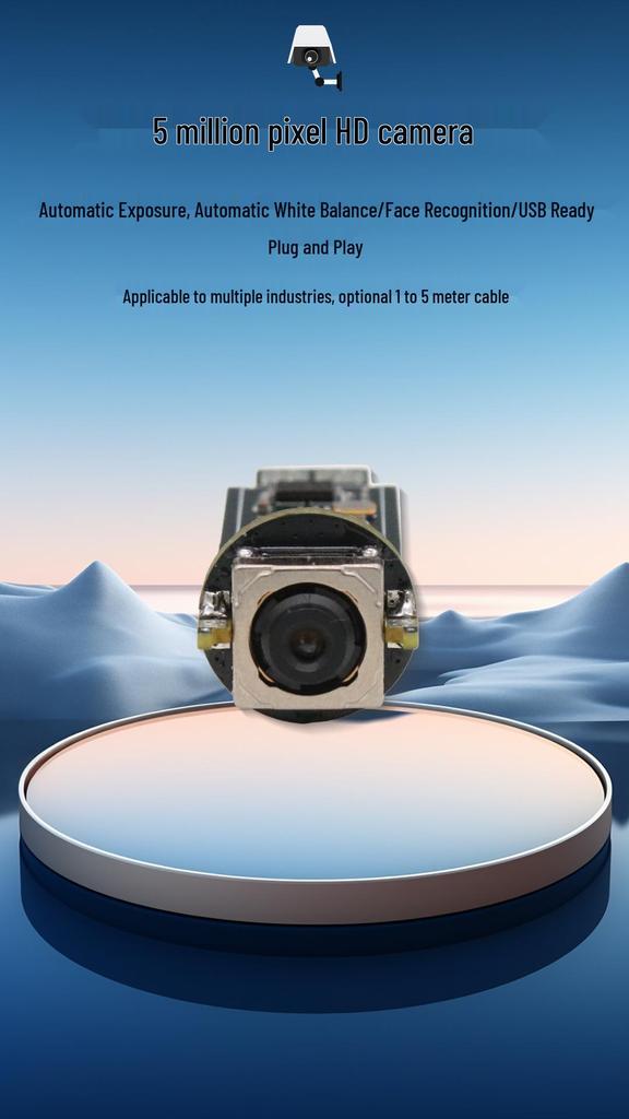 12MP 4K HD USB Camera with Auto Fast Focus - IMX362 Industrial Module Document Camera