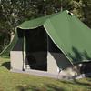 Tipi Tent with Roof and Storage Green 358 x 296 x 258 cm Taffeta