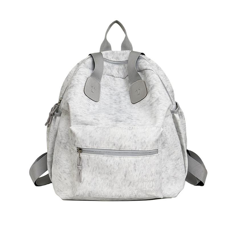Backpack Multi-functional Shoulder Crossbody Bag Student Schoolbag белый