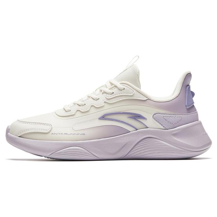 New Anta Lingyun Anti Slip Wear Resistant Low Top Running Shoes Women's Purple 922355540-7