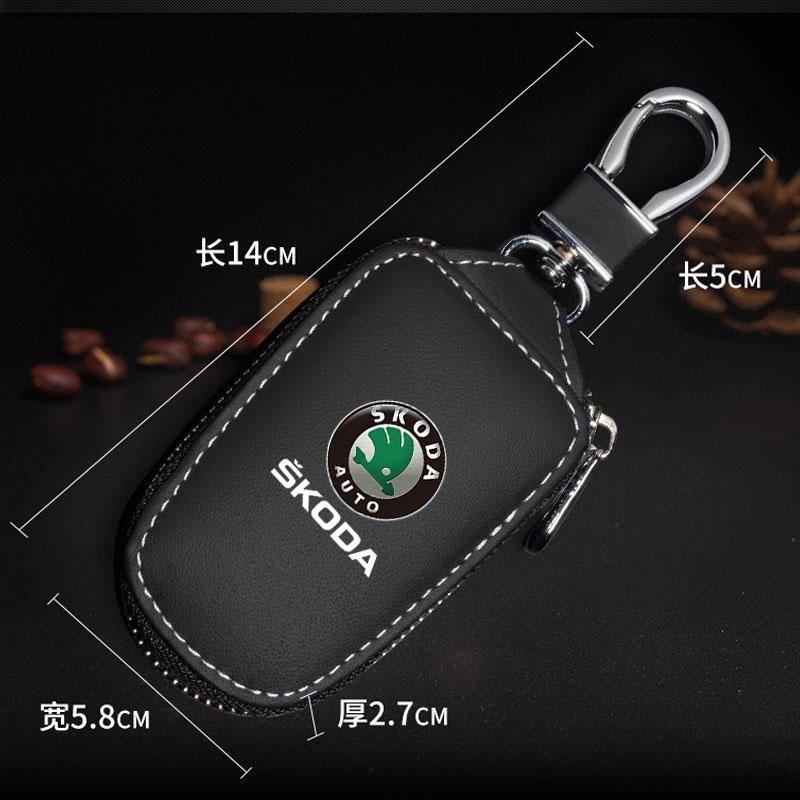Vhnws1 Autoschlüsselhalter Schlüsselanhänger Organizer Geldbörse für Schlüssel Schlüsseletui Für Skoda octavia 3 2 superb 3 kodiaq Superb Fabia Kamiq Karoq Zubehör