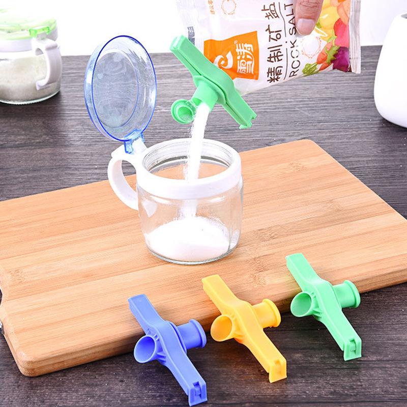 3PCS Plastic Bags Clothespins for Kitchen Food Bags Stick Clip Close Items Gadget Clip Closure Soldering Tweezers for Food Bags