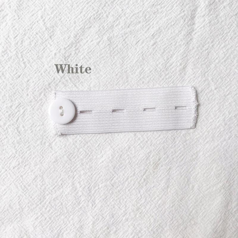 

5 шт. брюки-брюки, расширитель талии, удлинитель пояса, пуговица, эластичная регулировка, пуговица, удлинитель ремня, пряжка 1pc белый