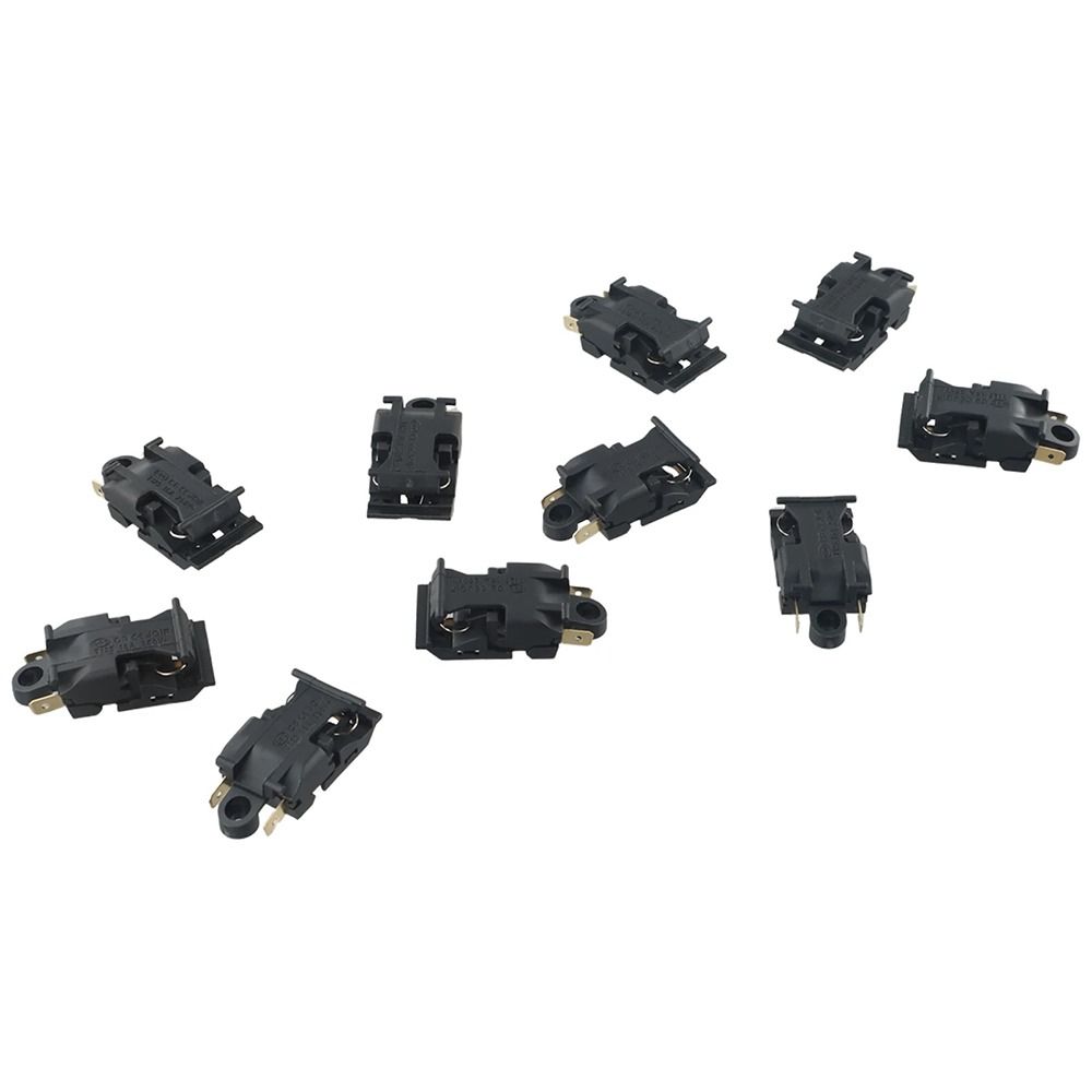 10Pcs 16A Electric Kettle Switch 2-Pin XE-3 JB-01E Thermostat Temperature Control Kitchen Part