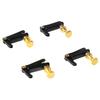 4Pcs 1 2 Violin Fine Tuner Metal Violin String Adjuster Part Musical Instrument Accessory