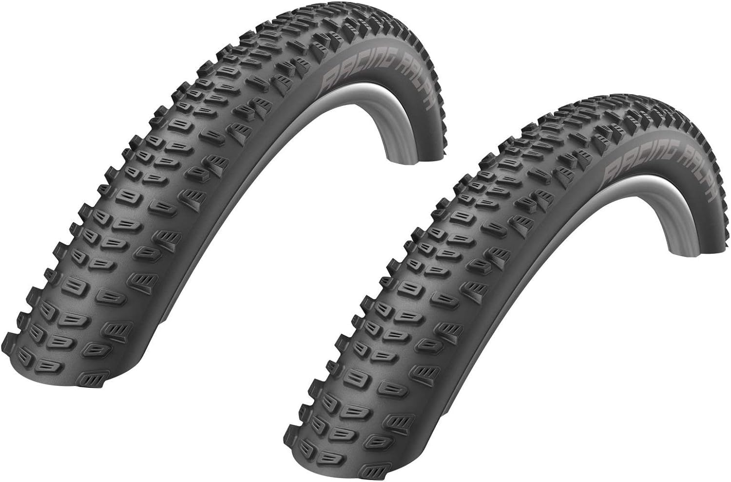 

Set of 2 SCHWALBE Racing Ralph Tubeless Ready TLR Addix Performance Line Folding MTB Tire (26x2.25(57-599)) [Item]