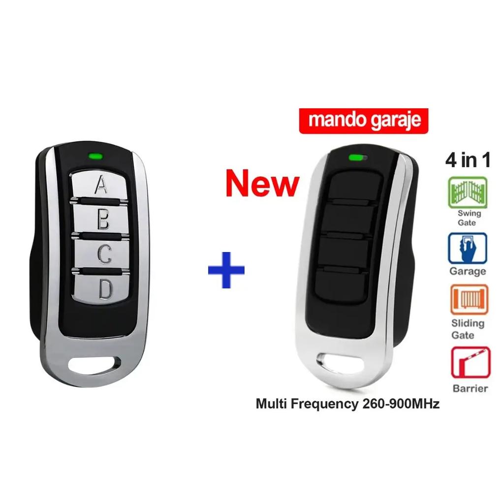 Compatible with 300MHz 303MHz 315MHz 330MHz 433MHz 868MHz with 8 / 10 dip switches Multi-frequency 280-868MHz Remote Controller