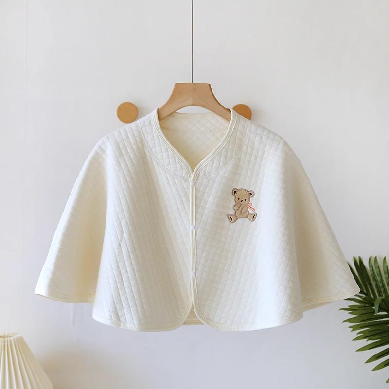 

Шарф-шаль для беременных Jingqi Four Seasons из чистого хлопка: Теплый кардиган без рукавов для послеродового периода и кормления грудью. One Size