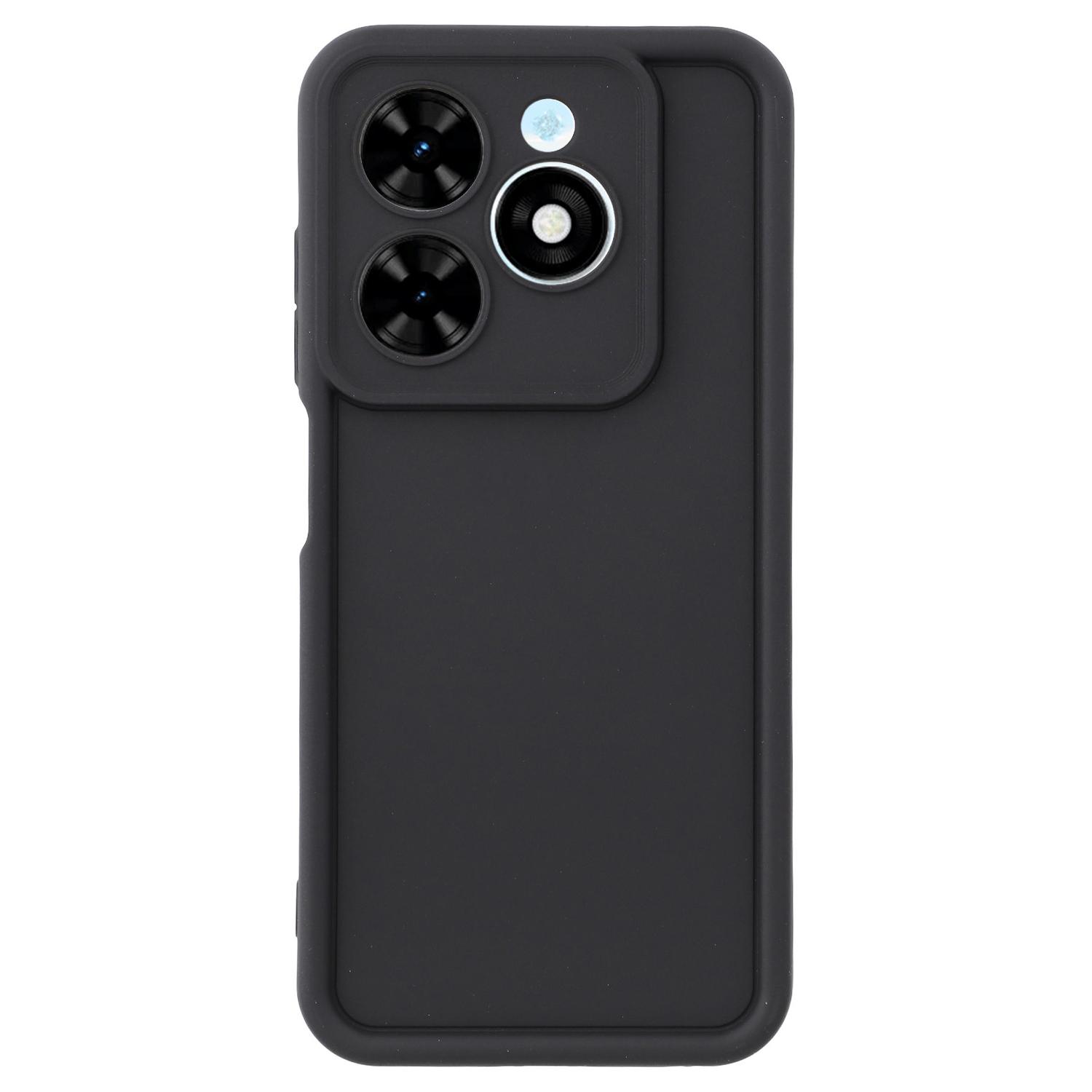 

ТПУ чехол для TECNO Spark Go 2024 4G/Pop 8/Spark 20/20C/Infinix Smart 8 4G/8 Pro 4G/8 HD 4G/8 Plus/Hot 40i Чехол для телефона Рифленый дизайн Black