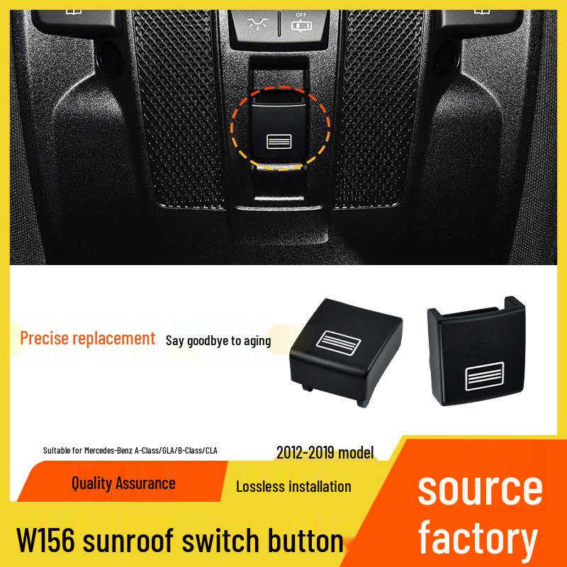 Sunroof & Roof Light Switch Button for Mercedes-Benz GLA300, A-Class, B-Class W156