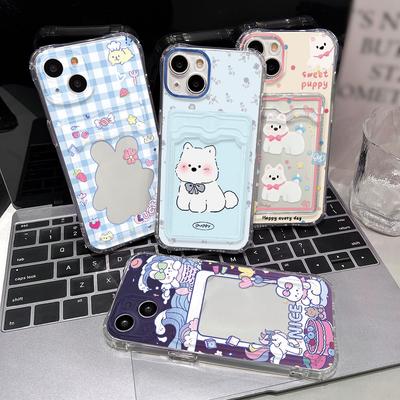 Card Holder Case For  Poco X6 Pro F6 X5 X3 NFC M5 M3 11 Lite 5G Ne 13T 12T 13 12X Redmi A3 A1 A2 Soft Silicone Funda Cover