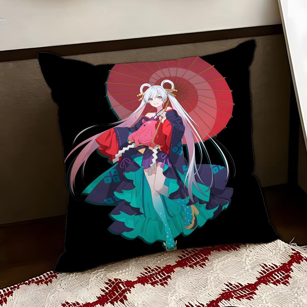 Anime CCosmic Princess Kaguya Cushion Cover Reversible Soft Durable Pillow Cover Home  Car MultiScene Use for Daily Comfort