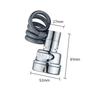 Anti-Splash Sink Faucet Extension Tube 3 Modes 360 Degree Rotation Faucet Adapter Bathroom Sink Sprayer