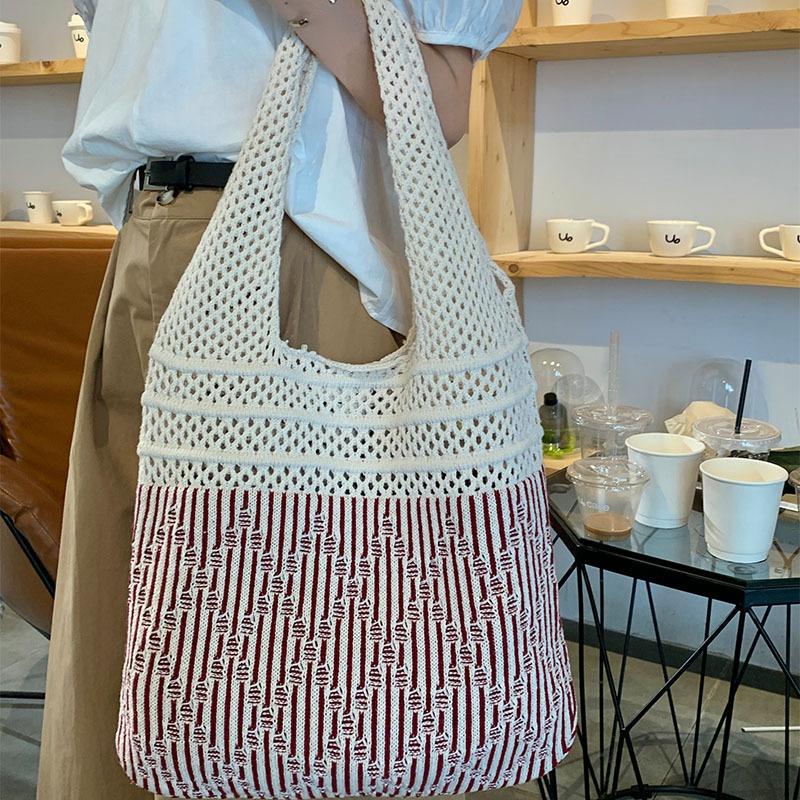 Knitwear Bag Fashion Bag Women's Knitwear Bag Every Niche Retro Bag Vest Bag