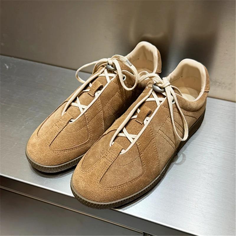 Fashion Women's Shoes Retro Fashion Flat Heel All Match Casual Trainers Solid Tennis Female Sneakers Runway Sport Shoes