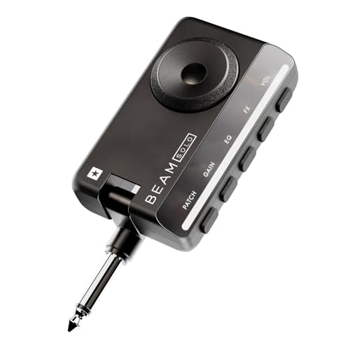 

Blackstar BEAM:SOLO Headphone Guitar Amplifier for Electric Guitars, Acoustic-Electric Guitars, and Basses, with 5-Hour Battery Life, Vocal Recording,