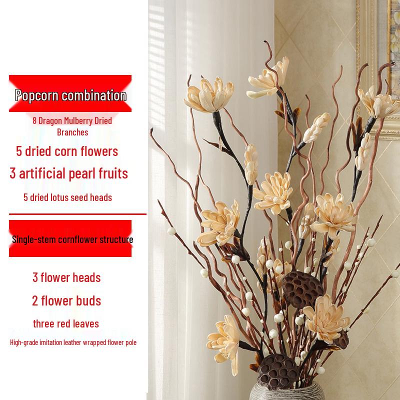 Jarrón de suelo de cerámica moderno europeo: Decoración Minimalista para Sala de Estar, Maceta de Cerámica para Flores, Adorno Grande