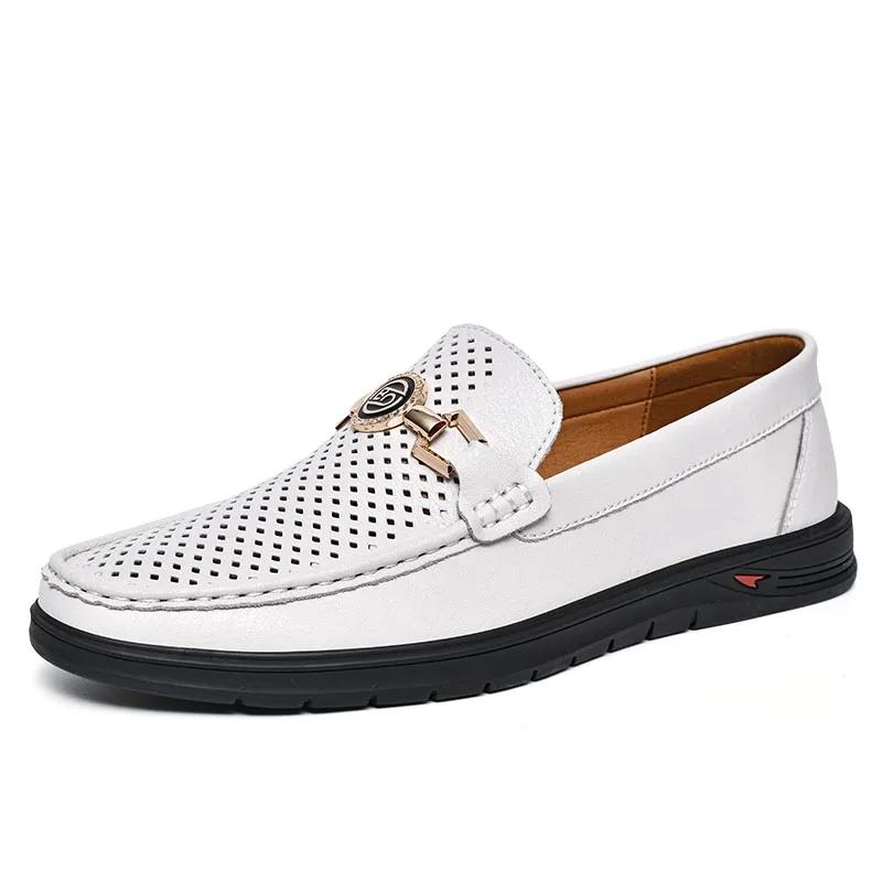 

Мокасины из натуральной кожи, мужские, ручной работы, повседневные, без застежек, удобные мокасины, обувь для вождения с мягкой подошвой, обувь для отдыха и прогулок 46