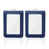 Badge Clip Leather Card Cover With Neck Strap Leather Badge Holder ID Card Holder  Work Bank Card