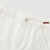 La Chapelle Women's 100% Cotton White Wide-Leg Denim Jeans