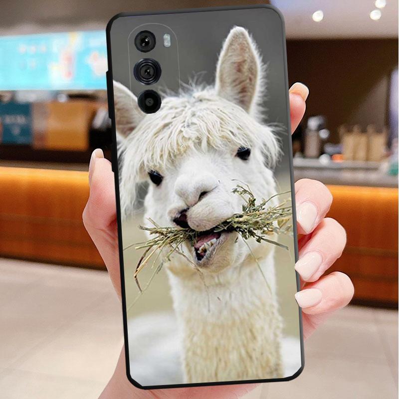 Lama Alpacas Animal Phone Case For Motorola Edge 60 50 40 Pro 60 50 40 30 Ultra Neo Fusion Moto G Play G Stylus G Carcasas