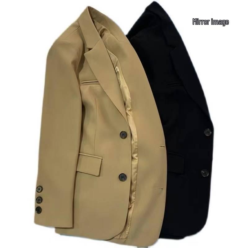 Women's Petite Korean Style Suit Jacket - Spring/Autumn Fashion, Casual High-End