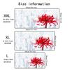 Accessories Long Mousepad Red Spider Lily Mouse Pad XXL Desktop Keyboard Table Pads Large Game Rubber Antislip DeskMat Computer