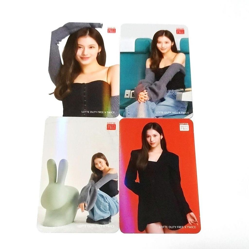 [USED] TWICE Sana Lotte Duty Free Trading Card Photo Card