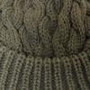 LOGOS Knit Cap with Solid Cable Khaki Brim, Knit,