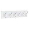 Transparent Row Hook, Six-link Strong Adhesive, No Trace, No Need for Drilling, Door Rear Adhesive Hook