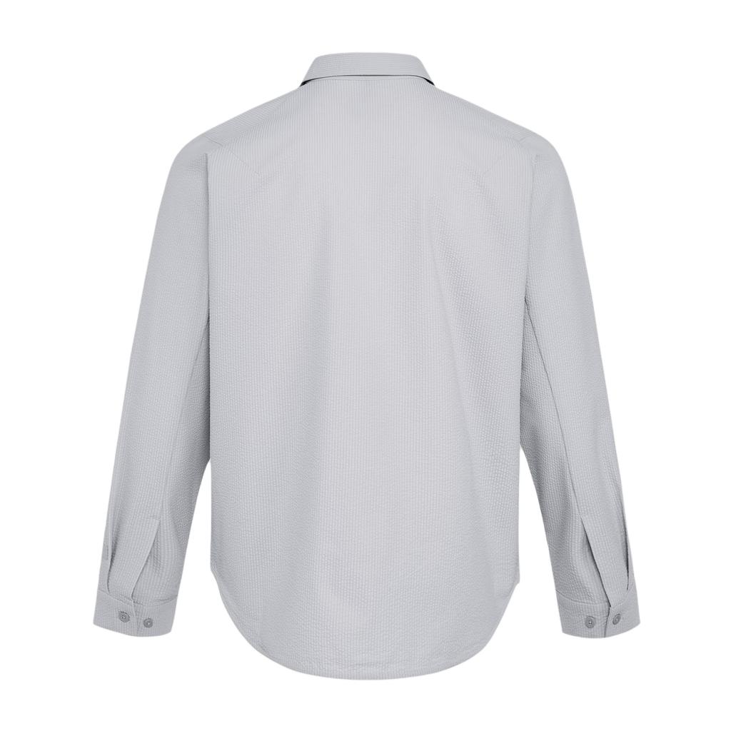 Adidas Seersucker Long Sleeve Sun Protection UPF50+ Sports Casual Shirt Men shirts KE4038