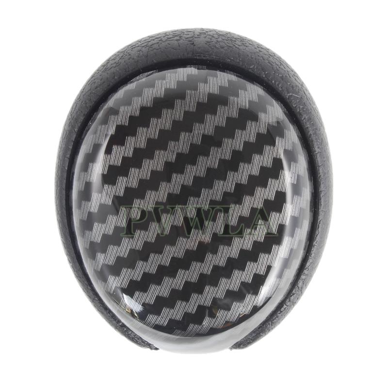 Carbon Fiber Automatic Gear Shift Knob For Toyota Corolla Camry Rav4 Highlander 2008 2009 2010 2011 Car Accessories