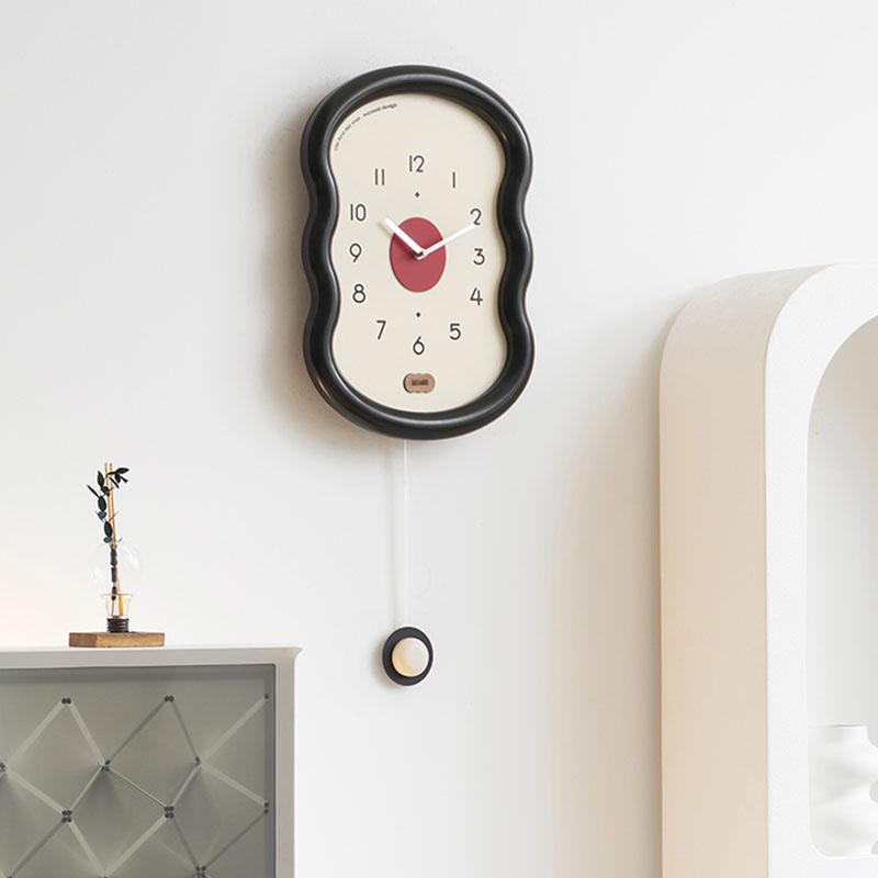 Simple Cartoon Clock Wall Interior Cute Korean Bedrooms Digital Clock Wall Restaurant Fashion Horloge Murale Room Decorations